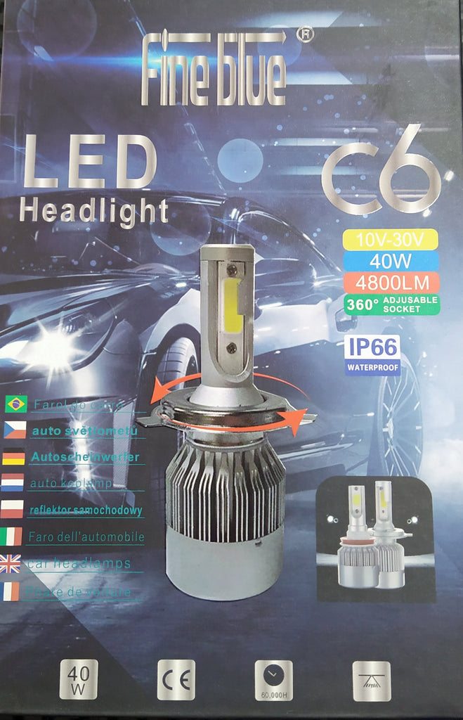 LED Εμπρόσθια φωτα αυτοκινήτου H7 4800K Ζευγάρι